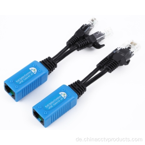 RJ45 Splitter / Combiner, ein Cat5E / 6-Kabel für zwei IP-Kameras